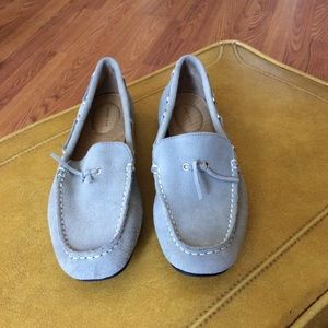Suede loafers